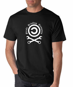 Pirate Printing Co. logo t-shirt design artwork