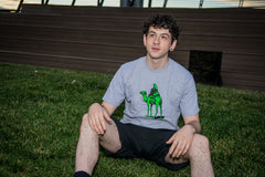 Person wearing the Silk Road Camel t-shirt