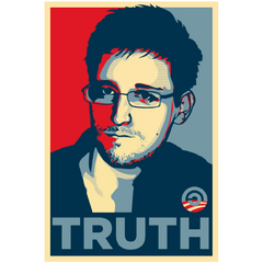 Edward Snowden TRUTH t-shirt design artwork