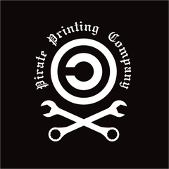 Pirate Printing Co. logo t-shirt design artwork