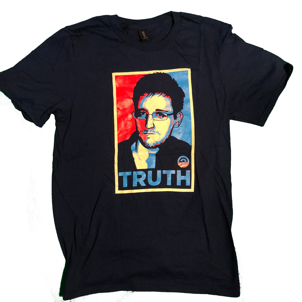 Edward Snowden TRUTH t-shirt, front