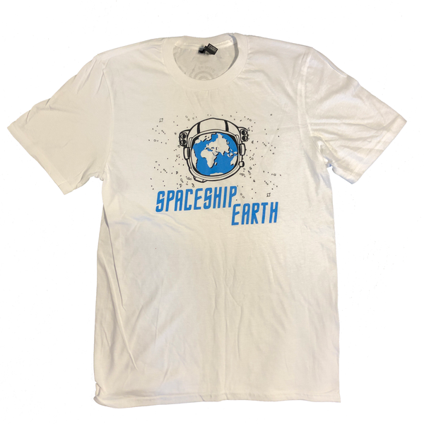 Spaceship Earth t-shirt, front